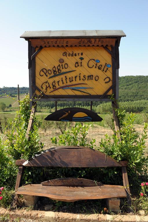 סן ג'ימיניאנו Agriturismo Podere Poggio Ai Cieli מראה חיצוני תמונה